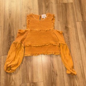 Orange Cinq a Sept Blouse